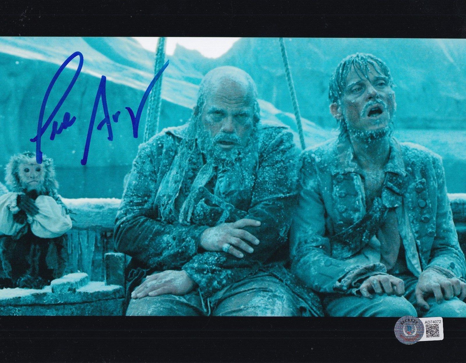LEE ARENBERG signed (PIRATES OF THE CARRIBEAN) 8X10 photo BECKETT BAS AD74072