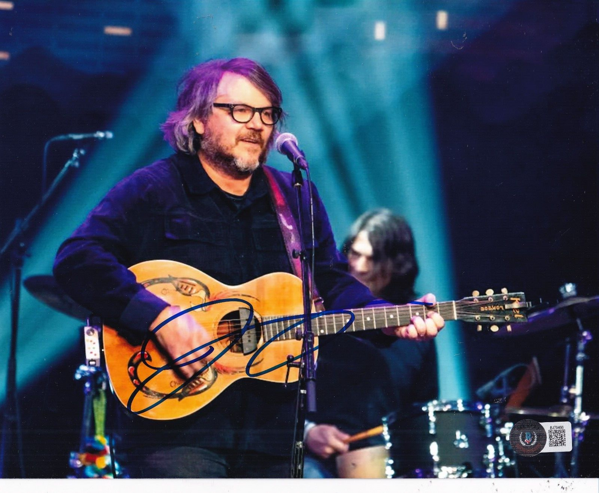 JEFF TWEEDY signed (WILCO) Music singer autograph 8X10 photo BECKETT BAS BJ79466