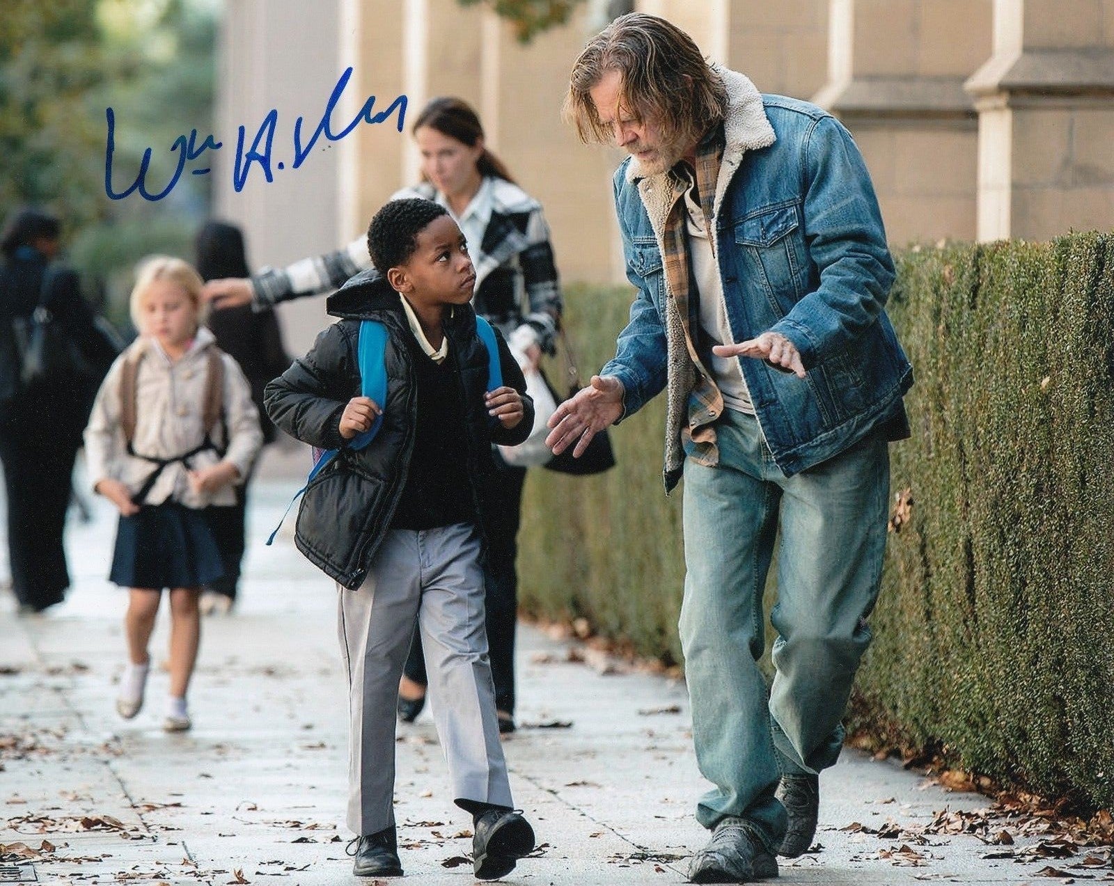 WILLIAM H MACY signed *SHAMELESS* 8X10 photo FRANK GALAGHER (PROOF) W/COA #WM2