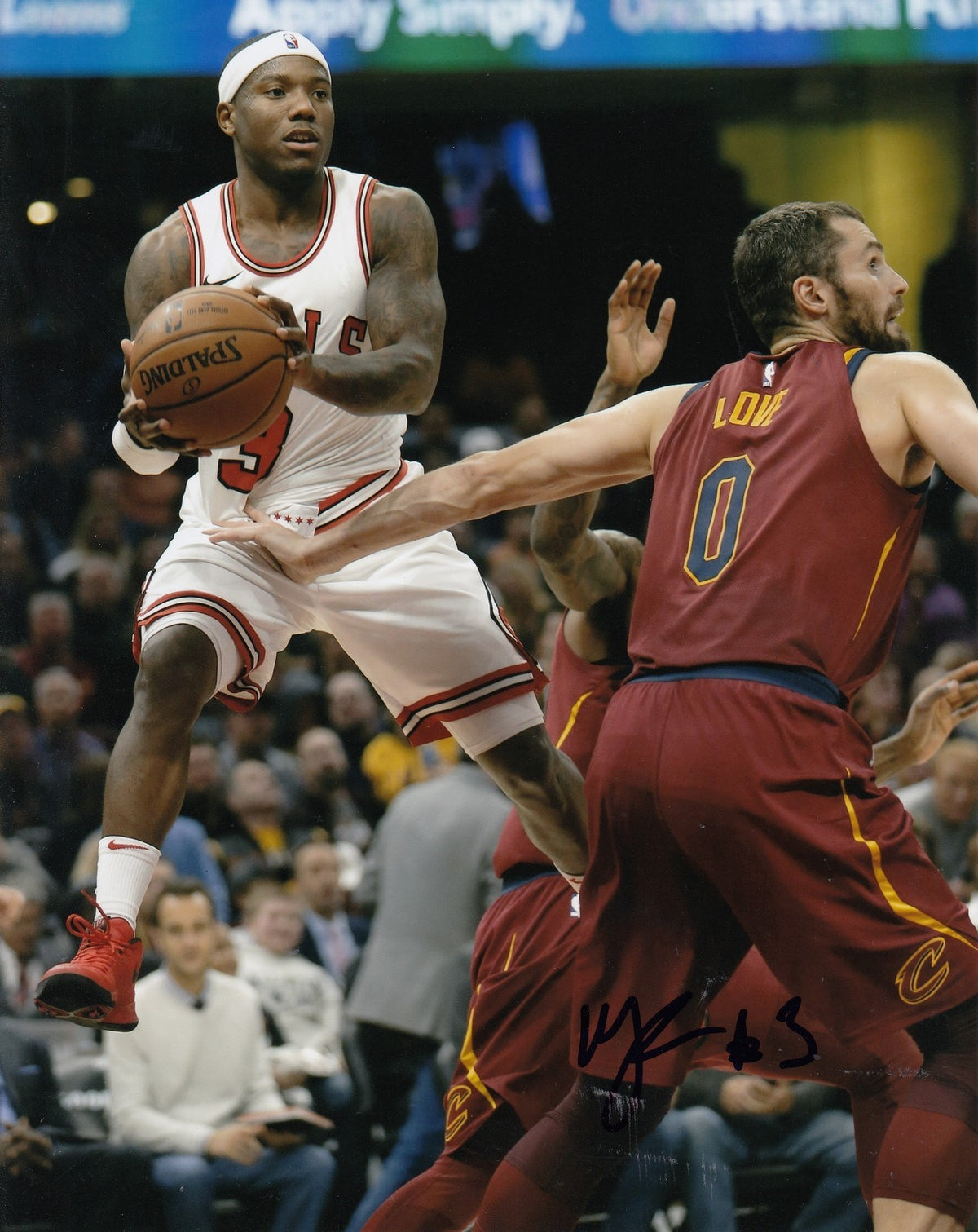 KAY FELDER signed (CHICAGO BULLS) autographed BASKETBALL 8X10 photo W/COA #2