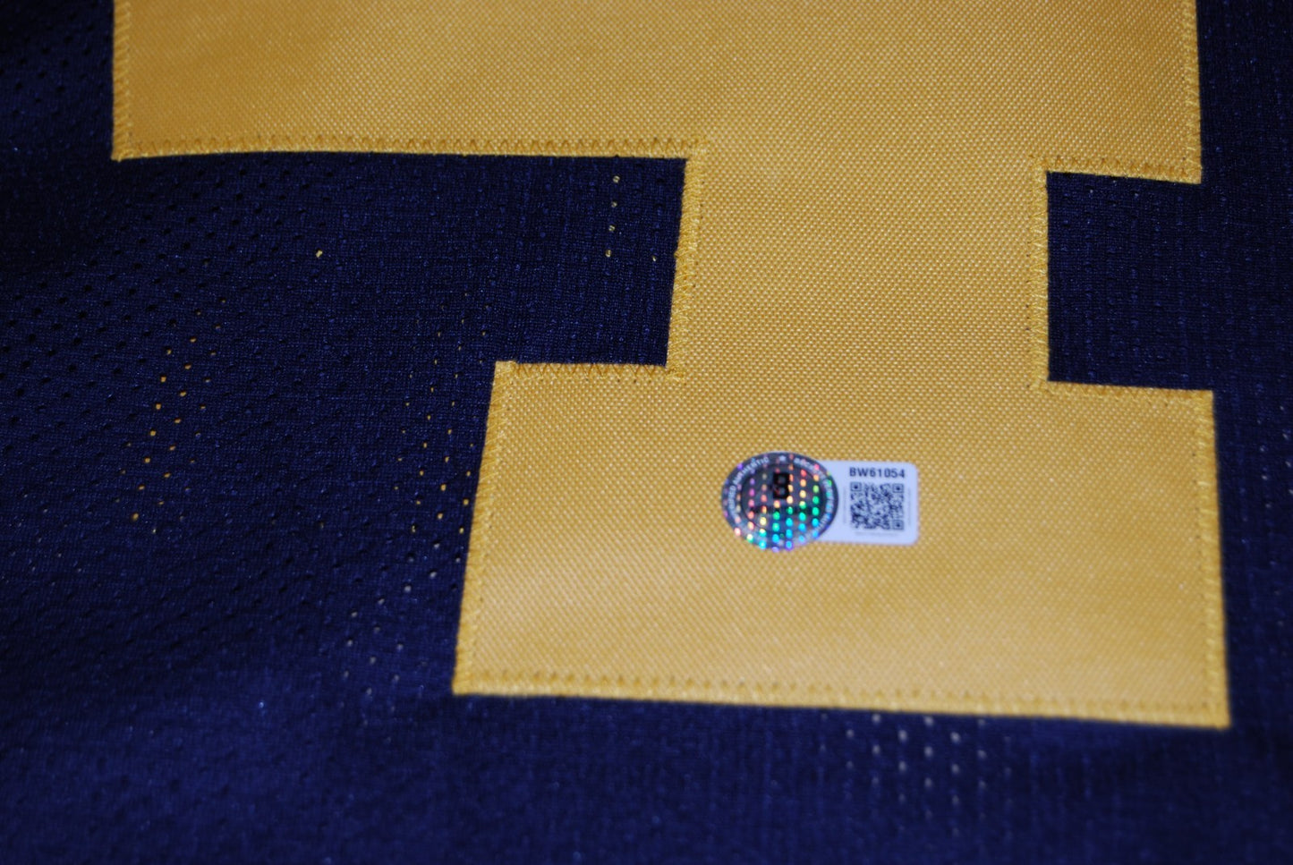 JIM HARBAUGH signed (MICHIGAN WOLVERINES) football jersey BECKETT BAS BW61054