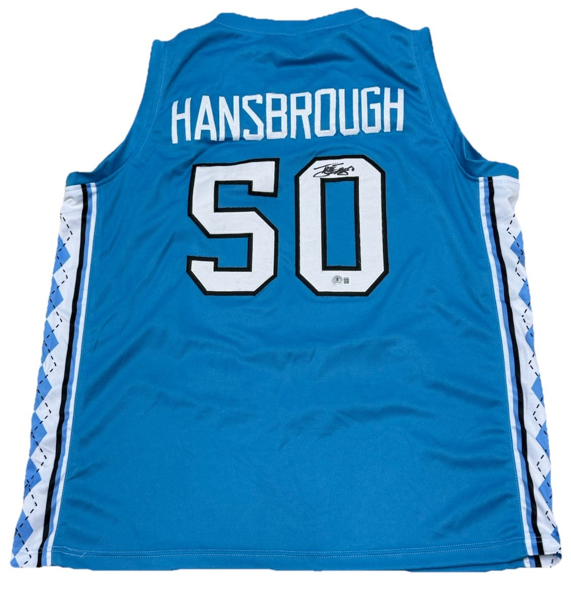 TYLER HANSBROUGH signed (NORTH CAROLINA TAR HEELS) jersey BECKETT BAS BV10280