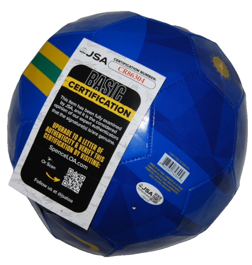ROBERTO CARLOS signed (BRAZIL) NIKE Soccer ball RC3 Real Madrid JSA CR86304