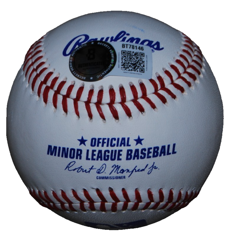 LEONARDO JIMENEZ signed (TORONTO BLUE JAYS Minor League baseball BECKETT BT78146