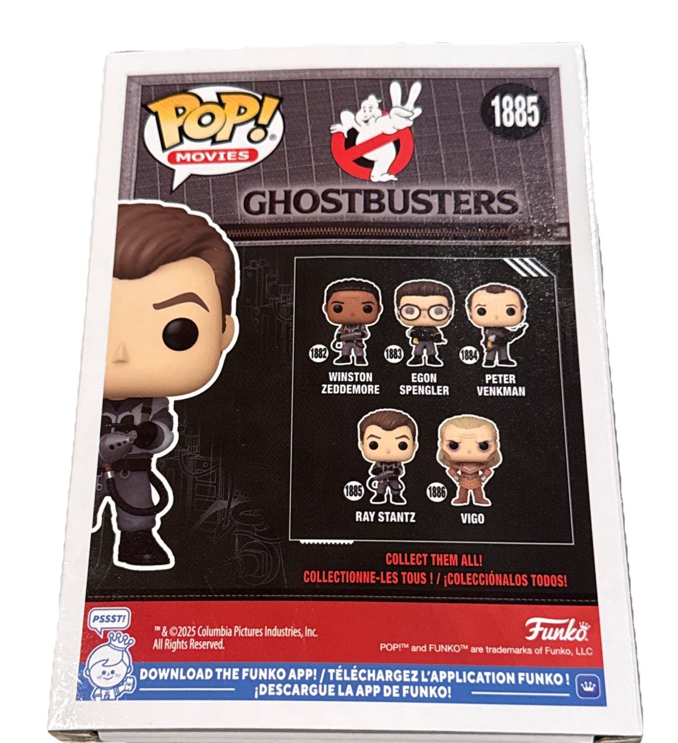 DAN AYKROYD signed (GHOSTBUSTERS) Ray Stantz Funko Pop #1885 BECKETT 3W041846