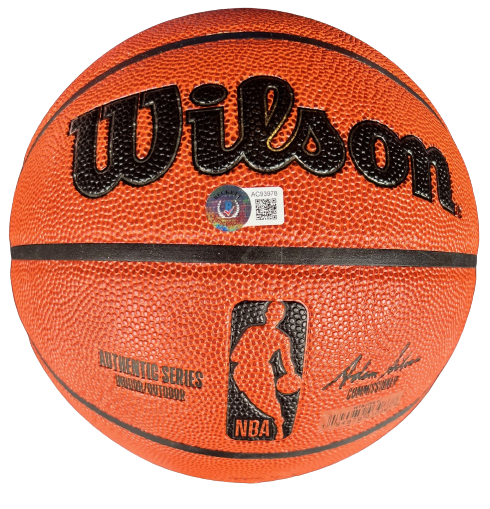 LENNY WILKINS signed (ATLANTA HAWKS) WILSON NBA basketball BECKETTT AC93978