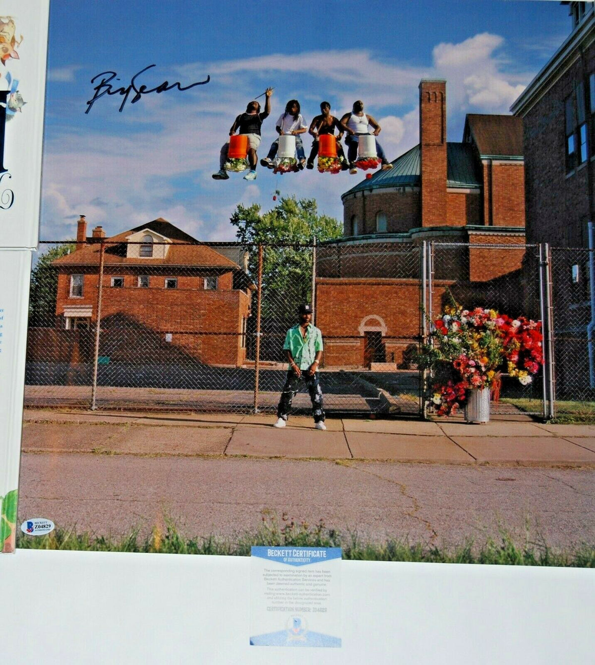 BIG SEAN signed (DETROIT 2) 18x24 autographed poster BECKETT BAS Z04829