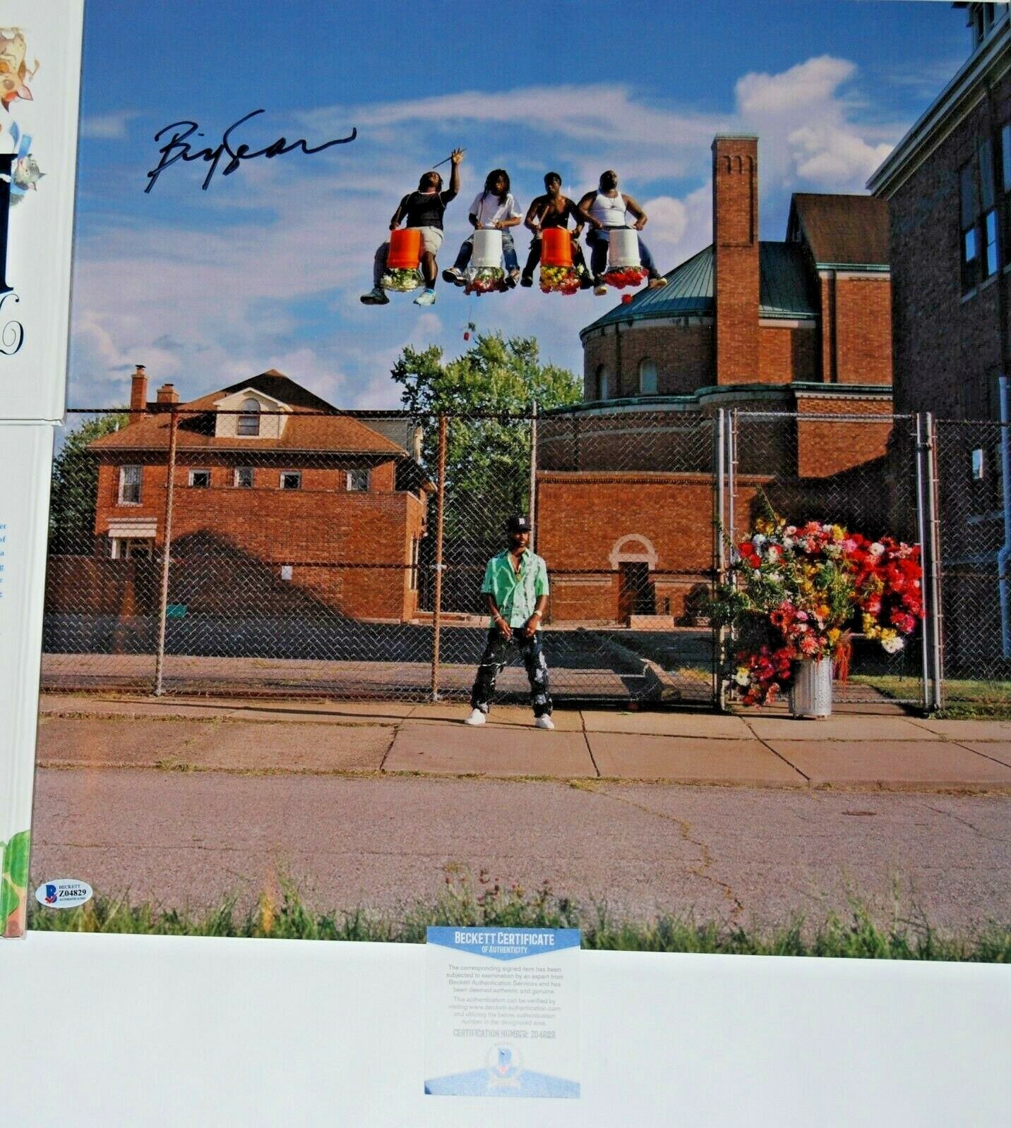 BIG SEAN signed (DETROIT 2) 18x24 autographed poster BECKETT BAS Z04829