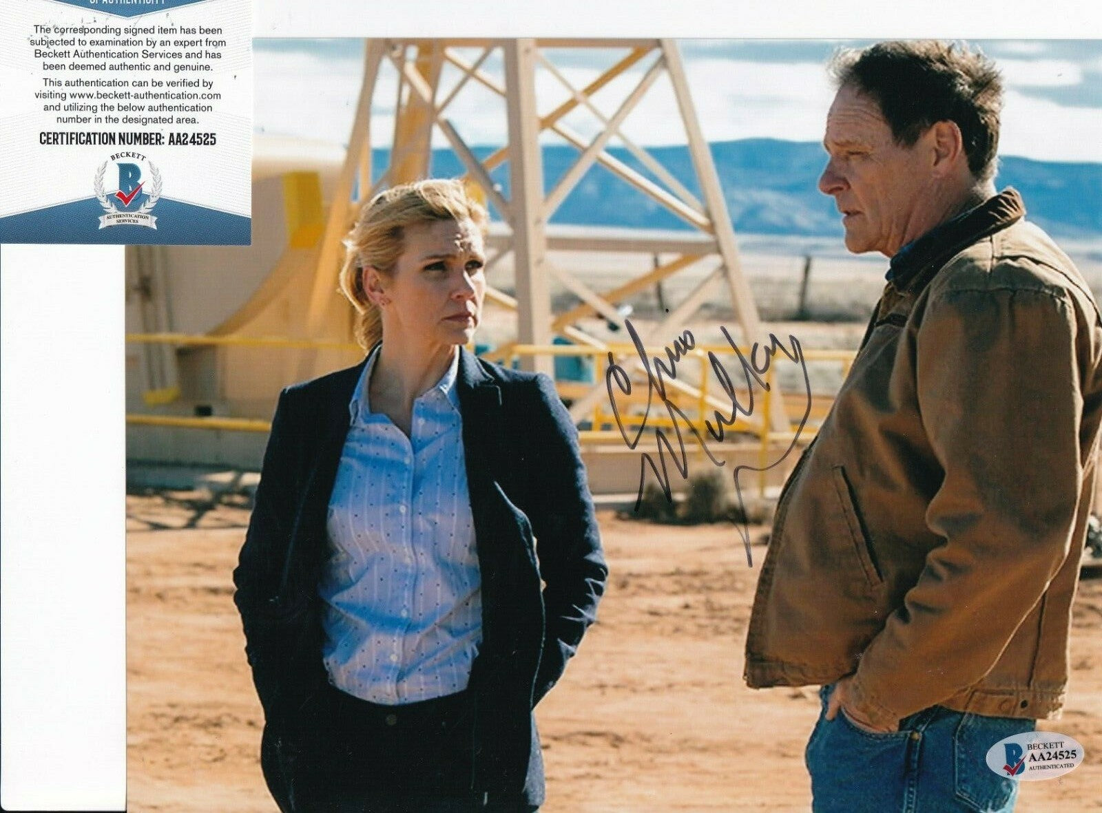 CHRIS MULKEY signed (BREAKING BAD) Actor 8X10 photo BECKETT BAS AA24525