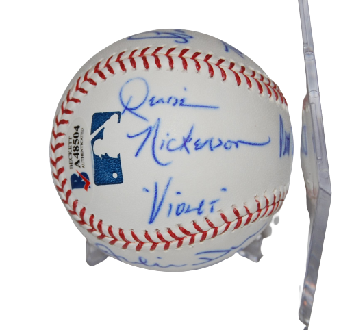 1971 WILLY WONKA Kids cast signed ML baseball (GOLDEN TICKET) BECKETT BAS A48504