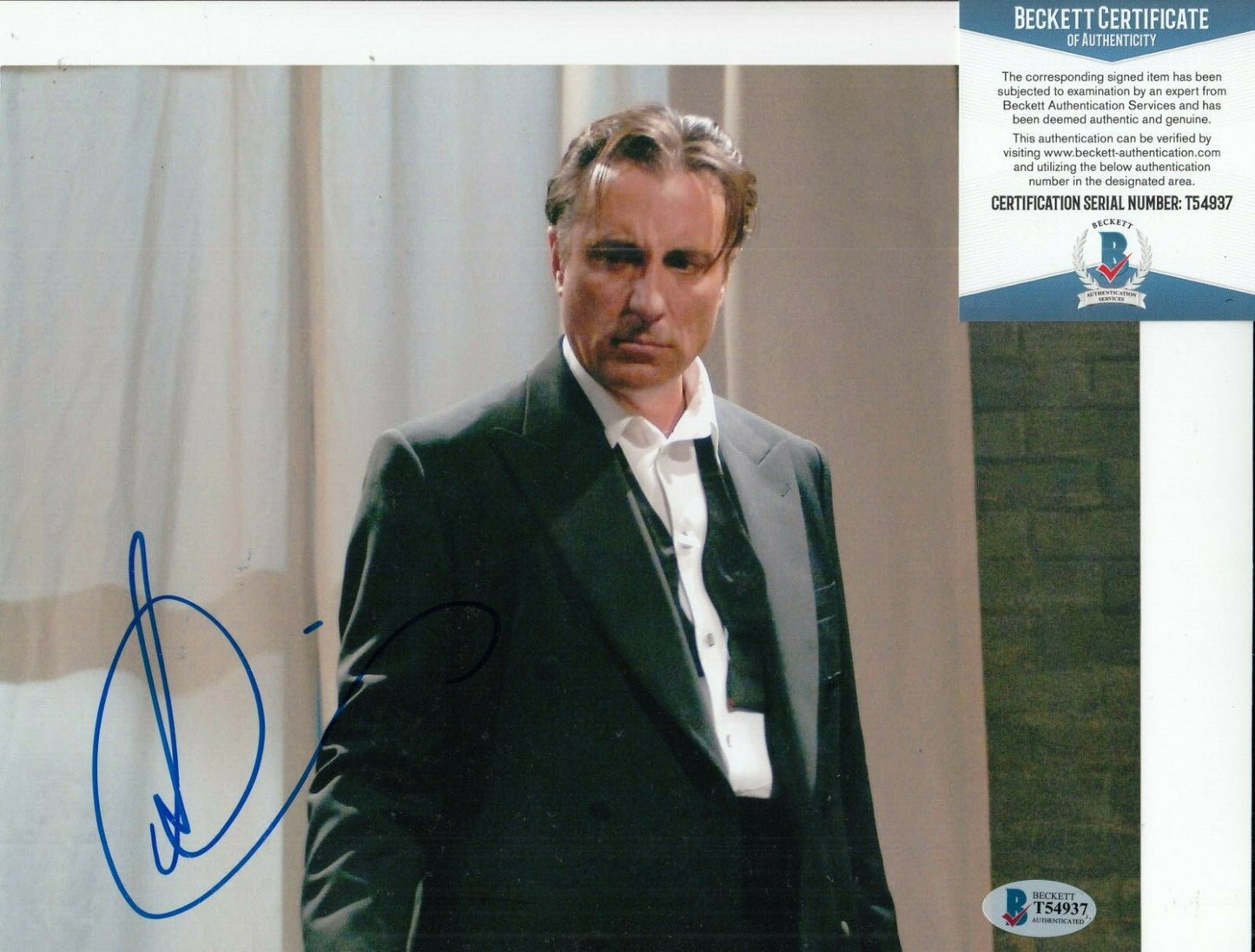 ANDY GARCIA signed (THE AIR I BREATH) Fingers Movie 8X10 BECKETT BAS T54937