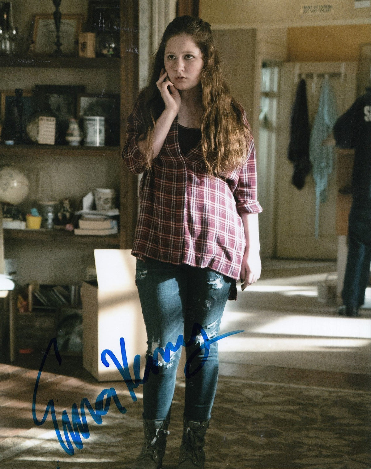 EMMA KENNEY signed *SHAMELESS* 8X10 photo DEBBIE DEBS GALAGHER (PROOF) W/COA #6