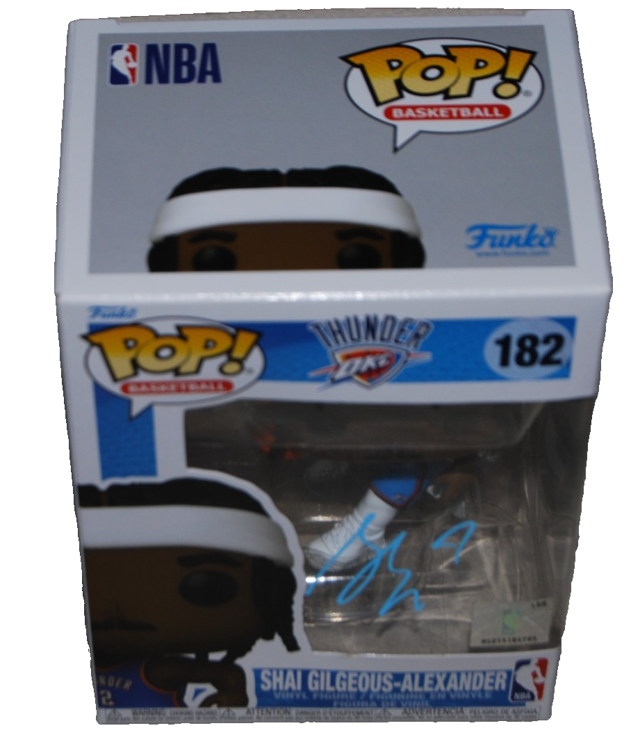 SHAI GILGEOUS-ALEXANDER signed (OKLAHOMA CITY THUNDER) FUNKO POP BECKETT BV13306