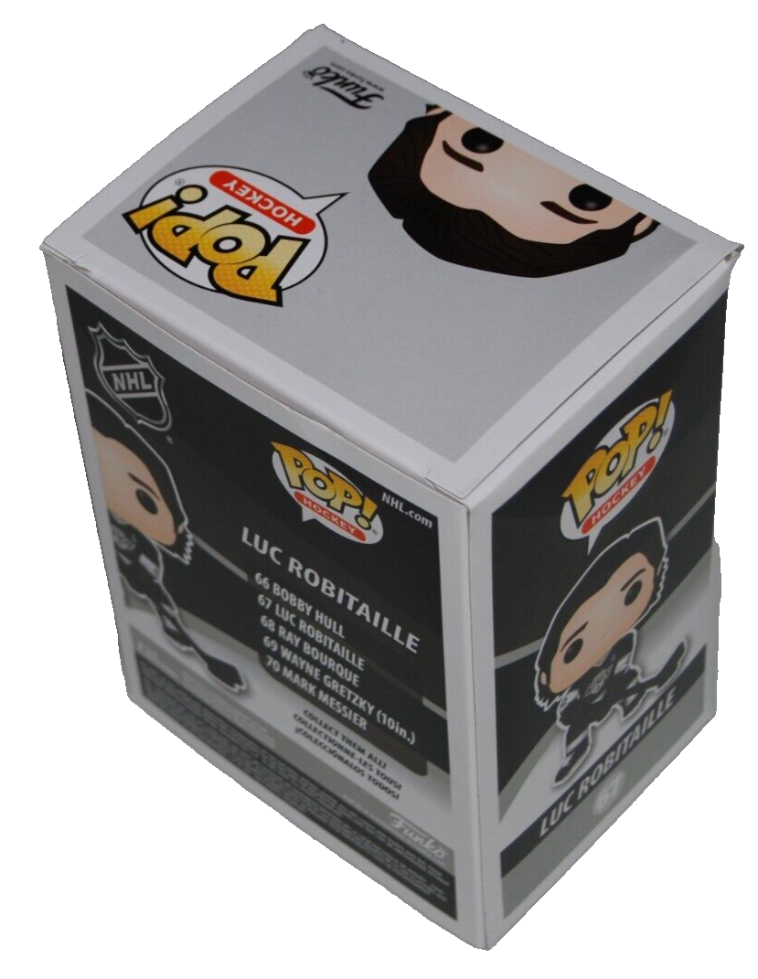 LUC ROBITAILLE signed (LOS ANGELES KINGS) Hockey #67 Funko Pop BECKETT BM39123