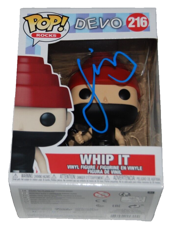 GERALD CASALE signed (DEVO) Pop Rocks WHIP IT #216 Funko Pop BECKETT BM98979