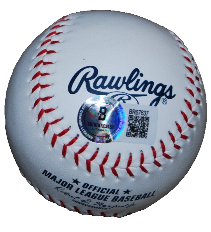 BRADEN MONTGOMERY signed (CHICAGO WHITE SOX) MLB logo baseball BECKETT BR67637