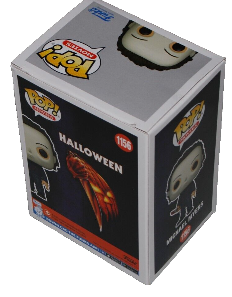 NICK CASTLE & TOMMY LEE WALLACE signed (HALLOWEEN) Funko pop #1156 BAS 1W002773