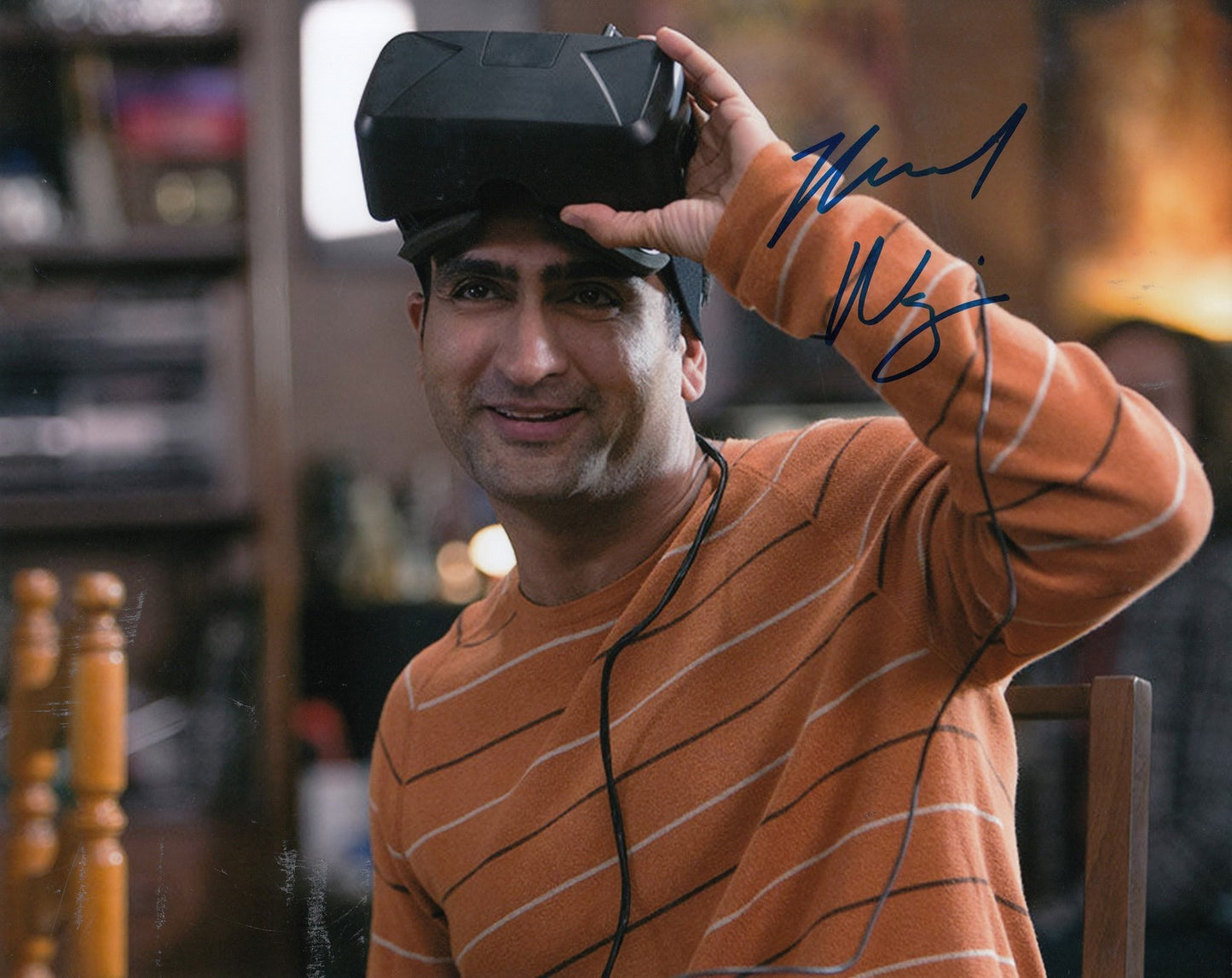 Kumail Nanjiani signed *Silicon Valley* 8X10 photo W/COA Dinesh Chugtai #2