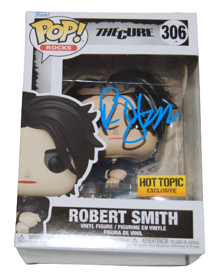 ROBERT SMITH signed (THE CURE) Funko Pop Hot Topic #306 BECKETT BAS AD27041