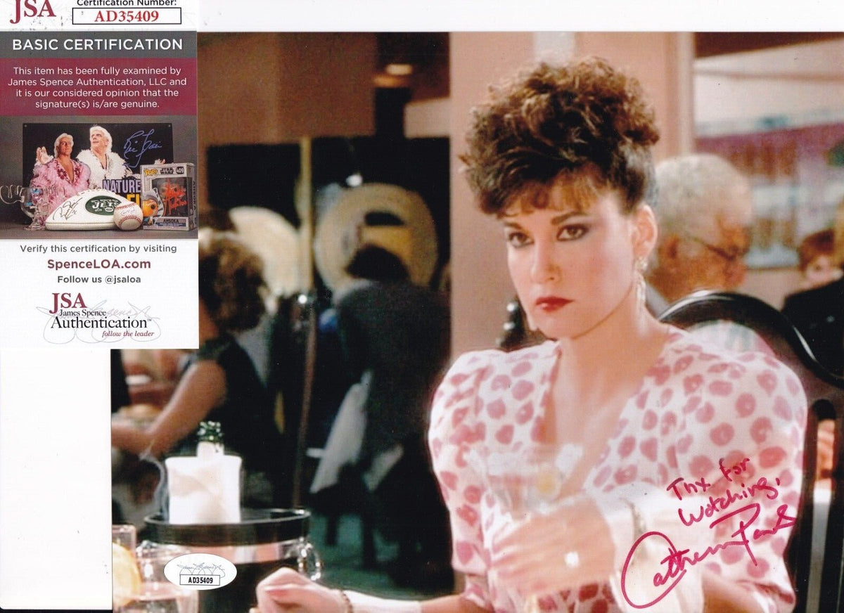 CATHERINE PARKS signed (FRIDAY THE 13TH) autographed 8X10 photo JSA AD35409