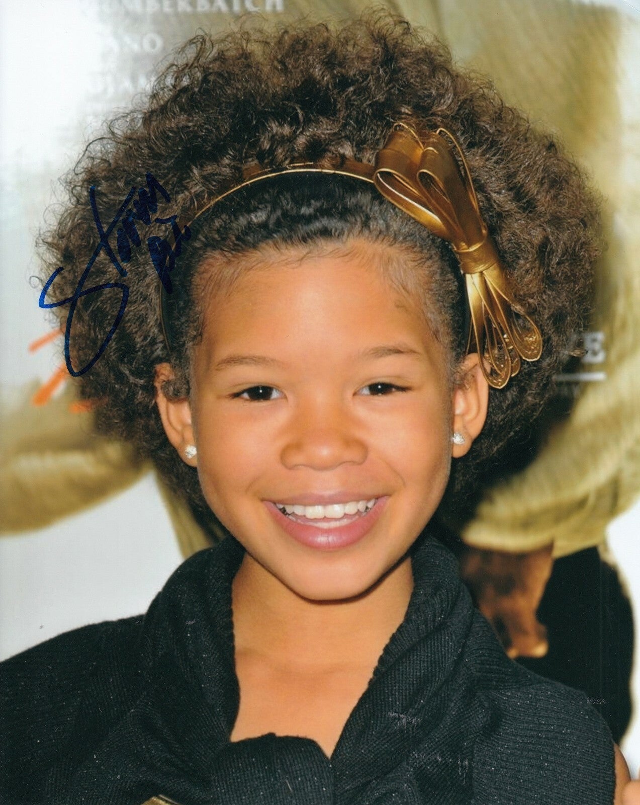 STORM REID signed (A WRINKLE IN TIME) Movie Star 8X10 photo *SLEIGHT* W/COA #1