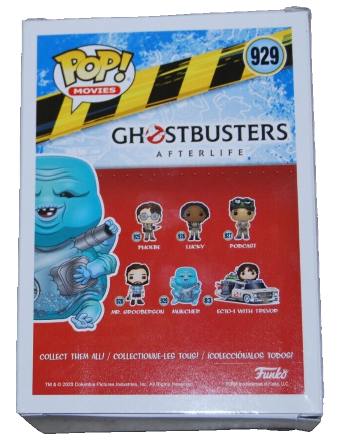 JOSH GAD signed (GHOSTBUSTERS) Muncher Funko pop #929 BECKETT BAS BR25972
