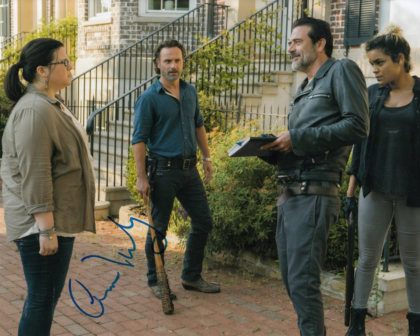 ANN MAHONEY signed *THE WALKING DEAD* OLIVIA 8X10 photo W/COA #2