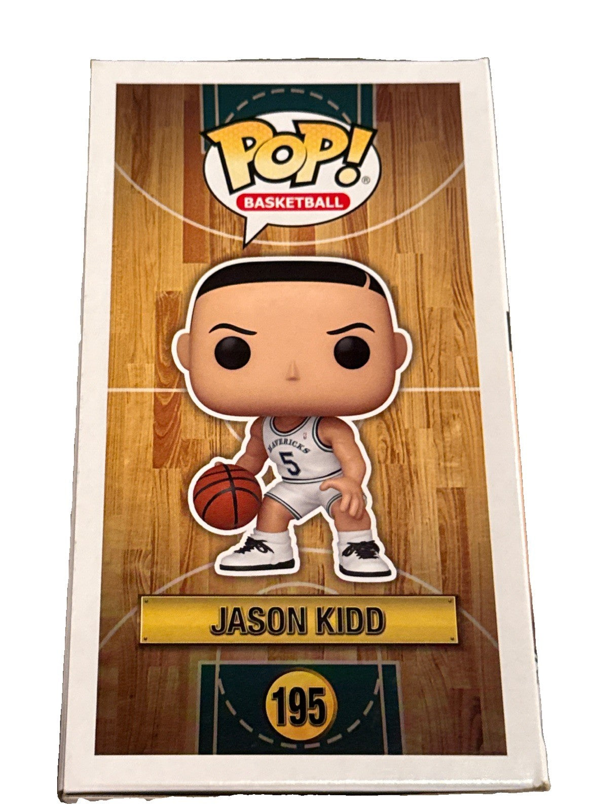 JASON KIDD signed (DALLAS MAVERICKS) Basketball Funko Pop #195 BECKETT BW54421