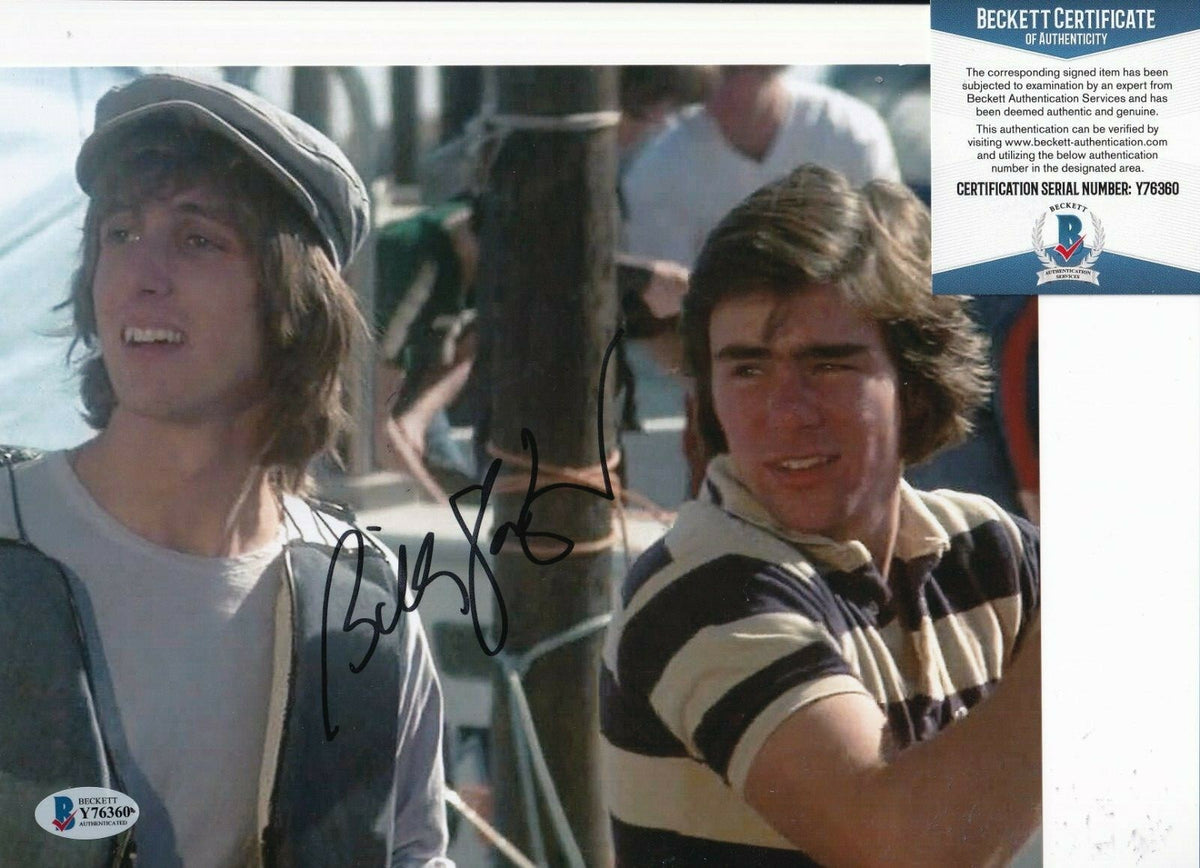 BILLY VAN ZANDT signed (JAWS) Movie *BOB* 8X10 photo BECKETT BAS Y76360
