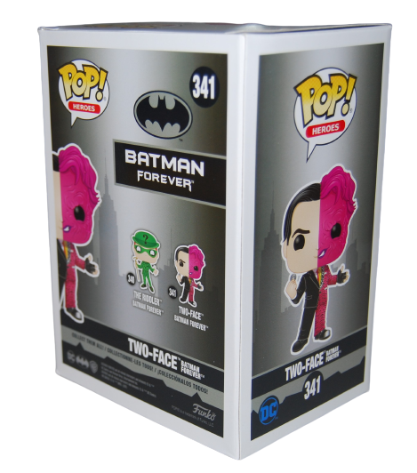 RICHARD MOLL signed (BATMAN) TWO-FACE #341 Funko Pop BECKETT BAS AD27056