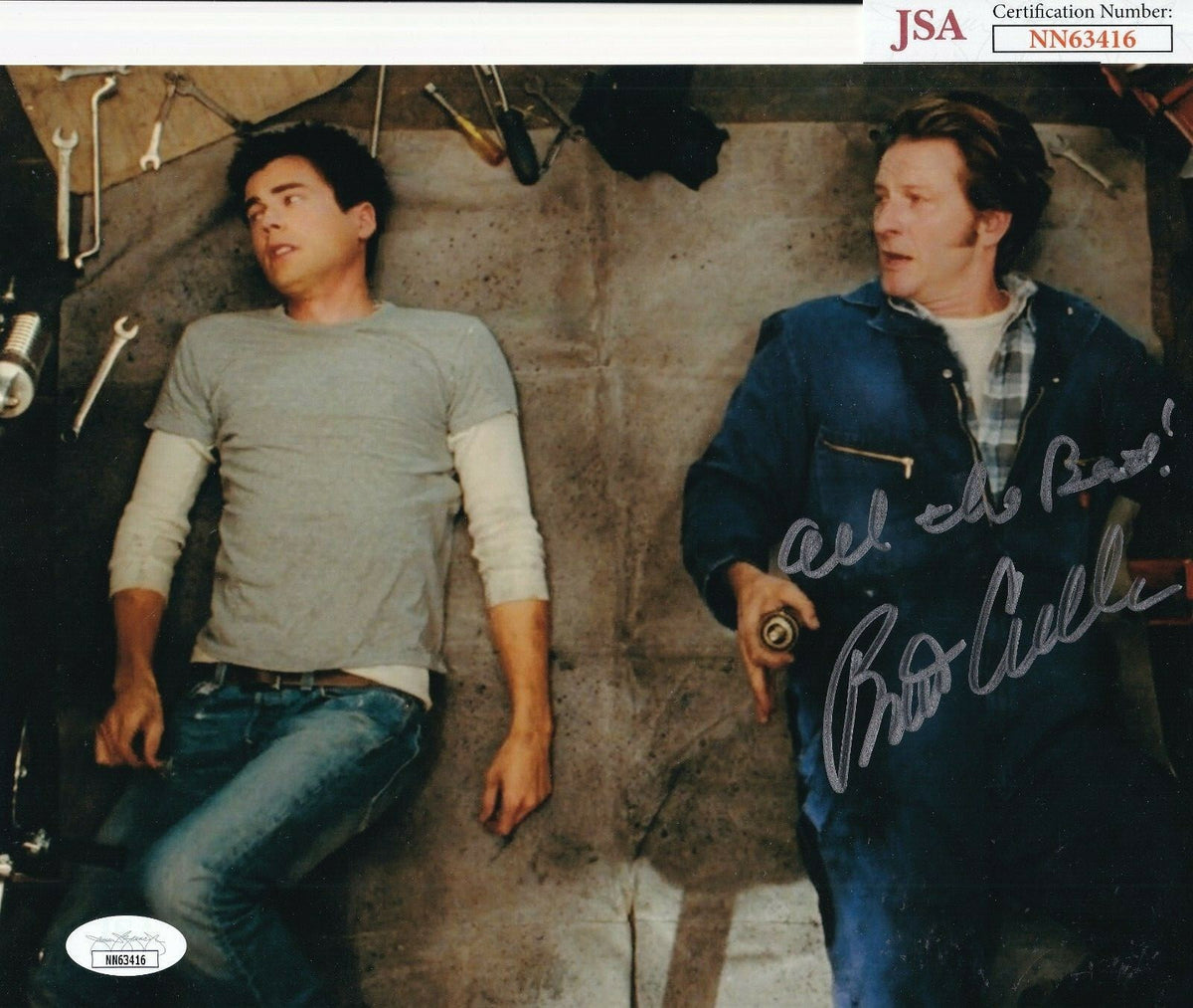 BRETT CULLEN signed (GHOST RIDER) Barton Blaze Movie 8X10 photo JSA NN63416