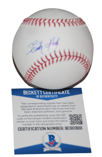 CRISTIAN HERNANDEZ signed (CHICAGO CUBS) OML baseball BECKETT BAS BC90309