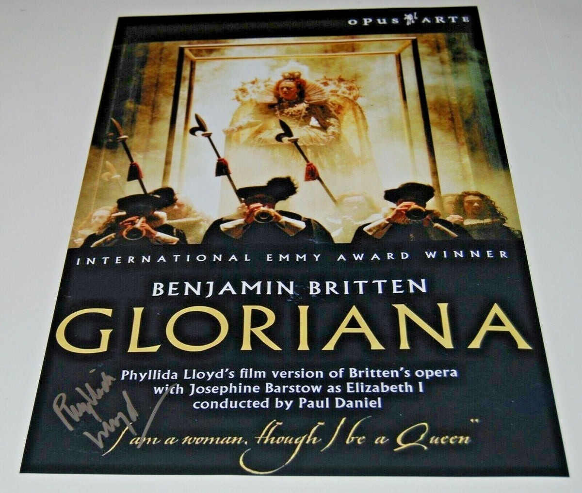 PHYLLIDA LLOYD signed (GLORIANA) 12X18 movie poster photo *PROOF* W/COA 