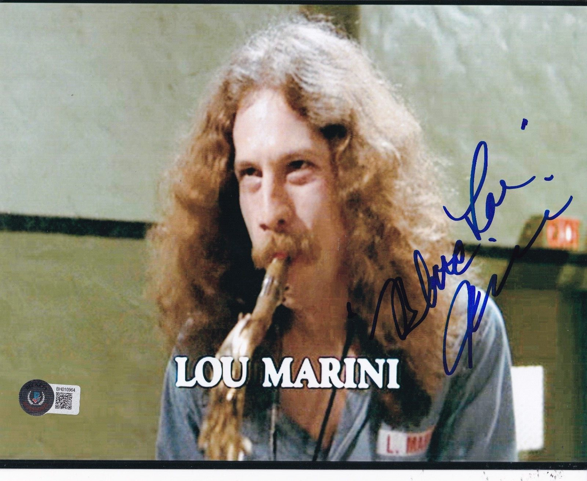 LOU MARINI signed (THE BLUES BROTHERS) 8X10 photo BECKETT BAS BH010964
