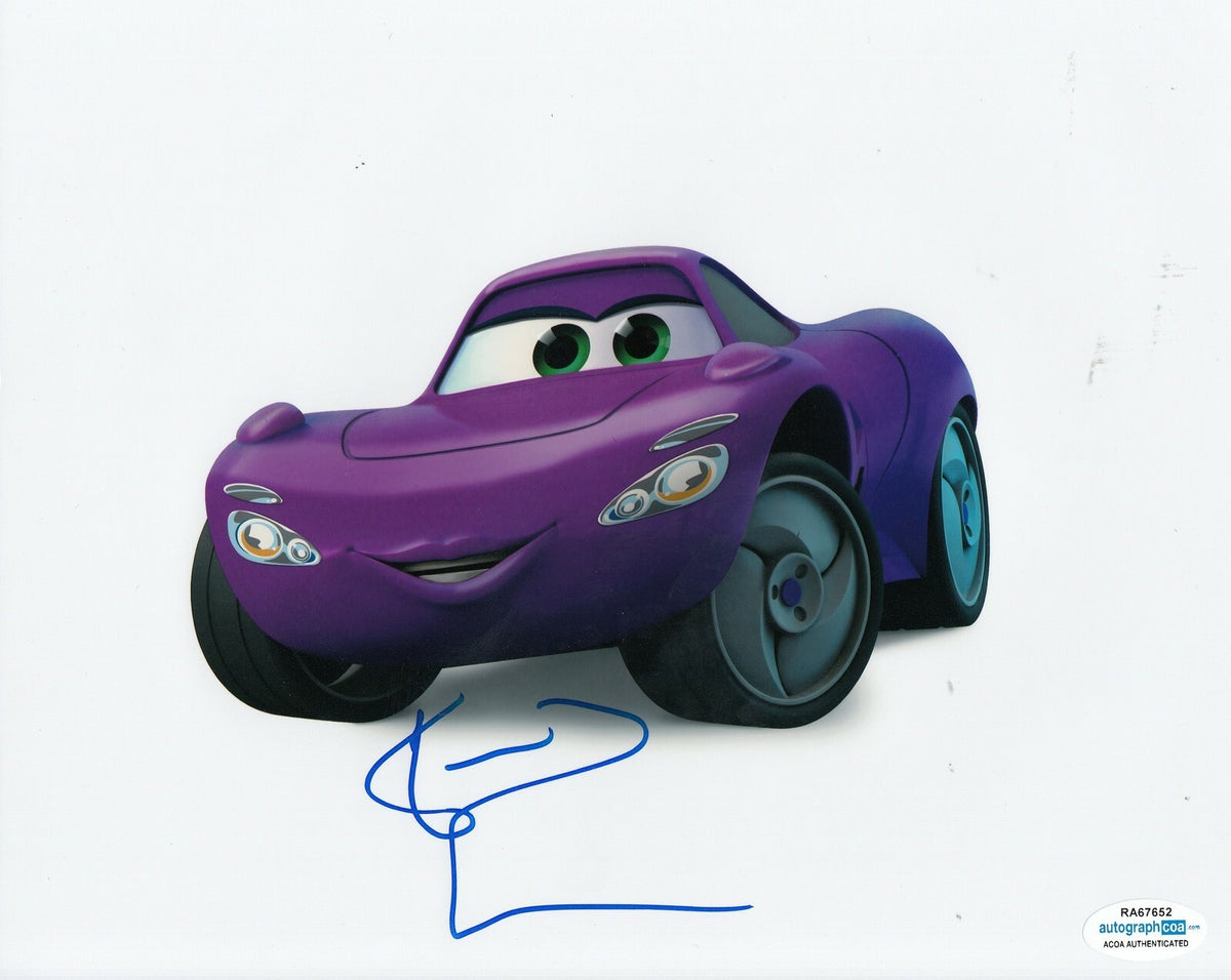 EMILY MORTIMER signed (CARS 2) *Holley Shiftwell* 8X10 photo ACOA Authenticated