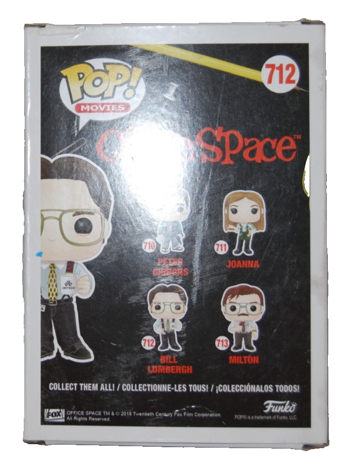 GARY COLE signed (OFFICE SPACE) Bill Lumbergh Funko Pop #712 BECKETT BY085877