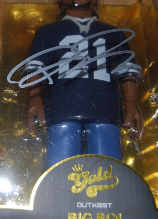 BIG BOI signed (OUTKAST) Premium gold Funko 12" Figure BECKETT BAS BV13299