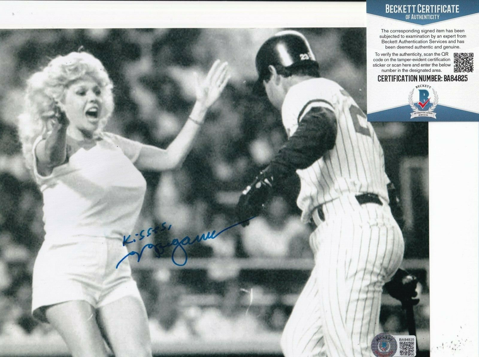 MORGANNA ROBERTS signed (THE KISSING BANDIT) 8X10 photo BECKETT BAS BB84825