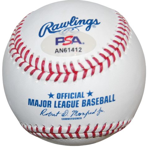 VLADIMIR GUERRERO JR signed (TORONTO BLUE JAYS) OML baseball PSA/DNA AN61412
