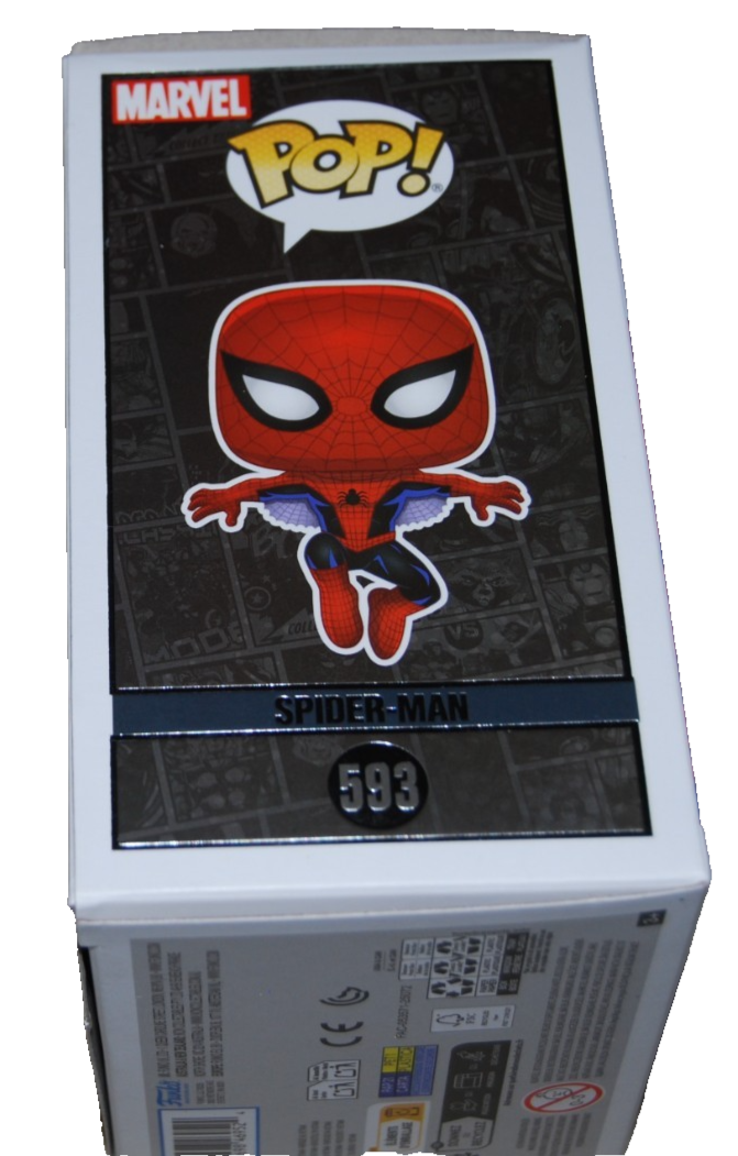 HUDSON THAMES signed (SPIDER MAN) Marvel 80 #593 Funko Pop BECKETT BU41104
