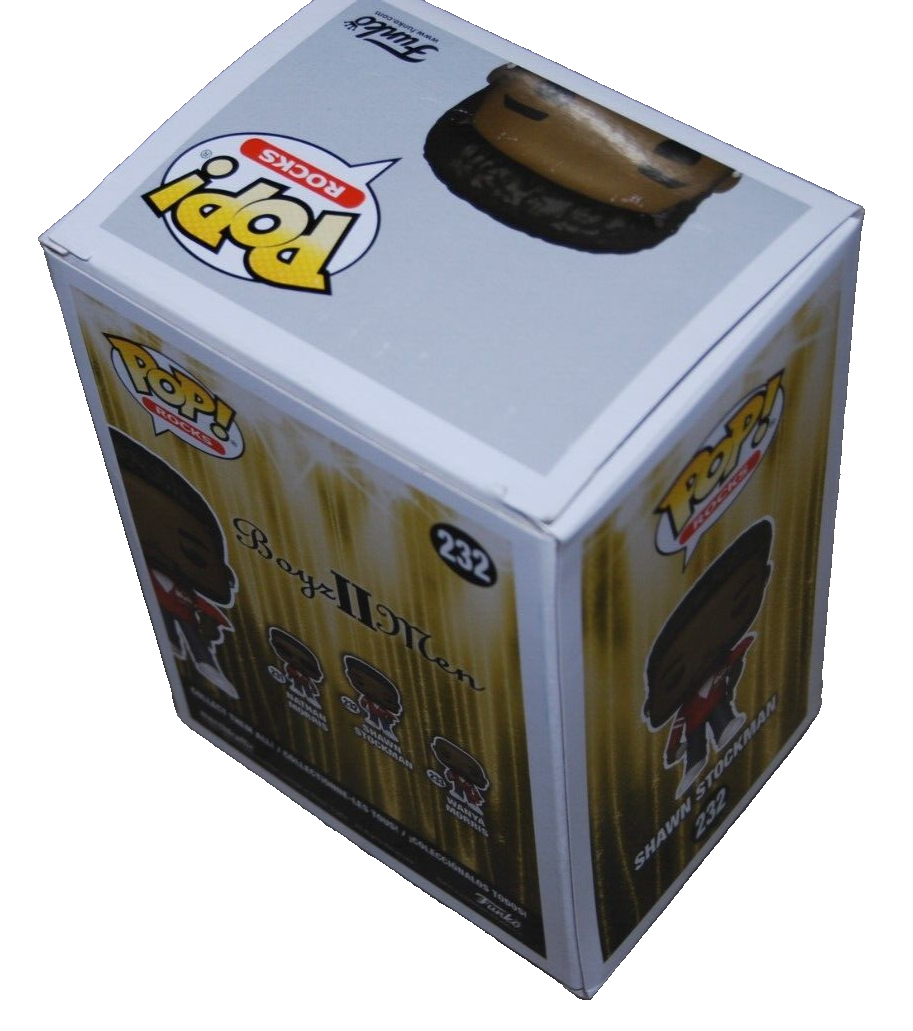 SHAWN STOCKMAN signed (BOYS II MEN) #232 Funko Pop Rocks! BECKETT BAS BP09607