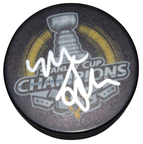 MIKE SULLIVAN signed (PITTSBURGH PENGUINS) 2016 Stanley Cup puck BECKETT AD27379