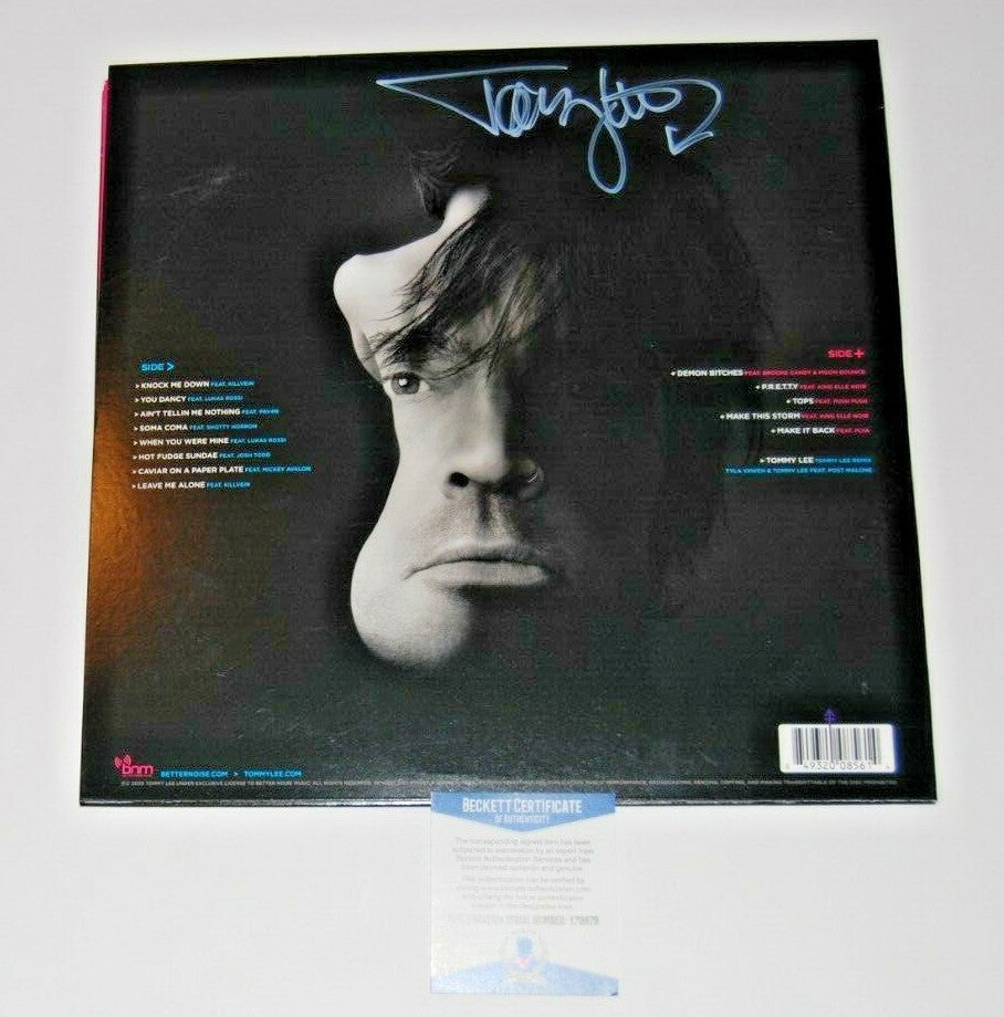 TOMMY LEE signed (ANDRO) Motley Crue Vynil autographed RECORD ALBUM LP BECKETT
