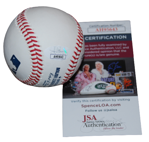 WERNER BLAKELY signed (LOS ANGLES ANGELS) Prospect OML baseball JSA COA AH95643