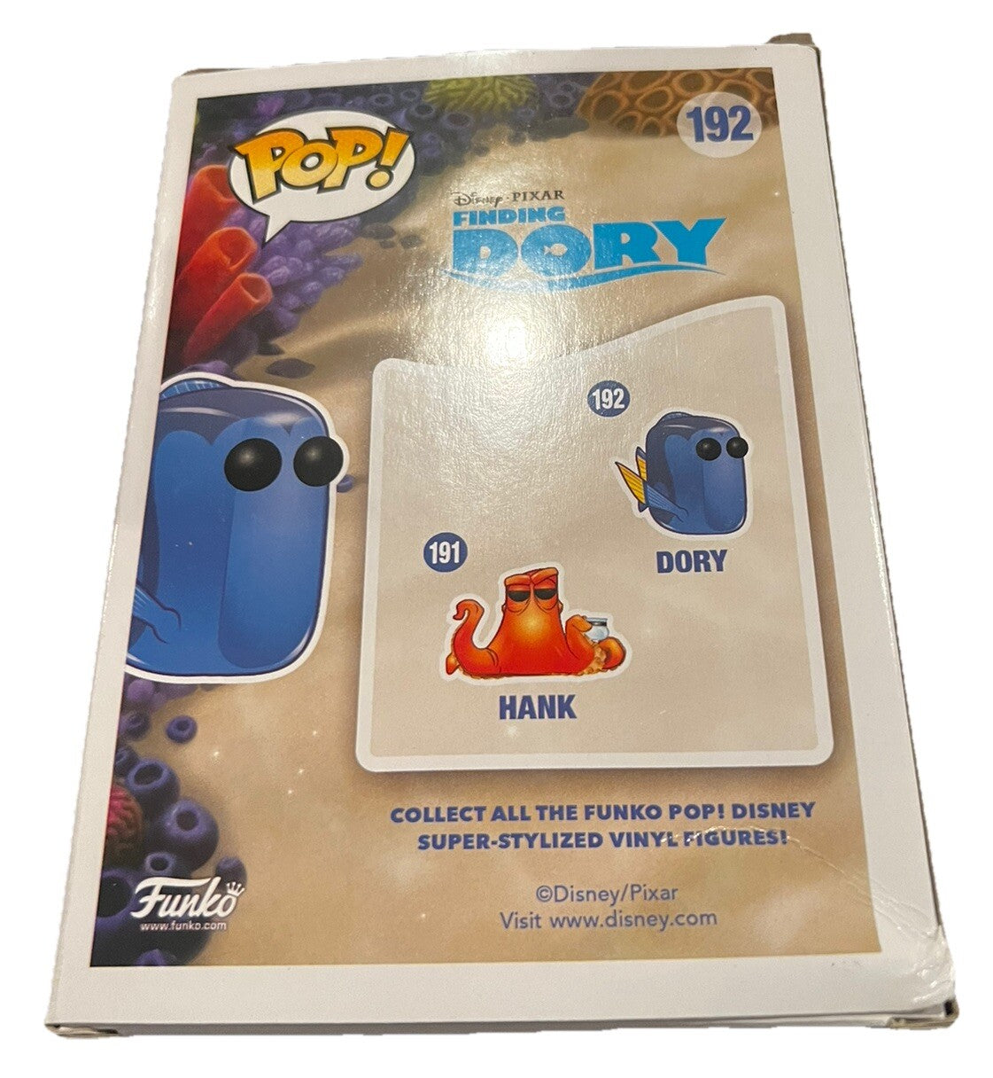 ELLEN DEGENERES signed (FINDING DORY) Nemo #192 Funko Pop Disney ACOA SD27369