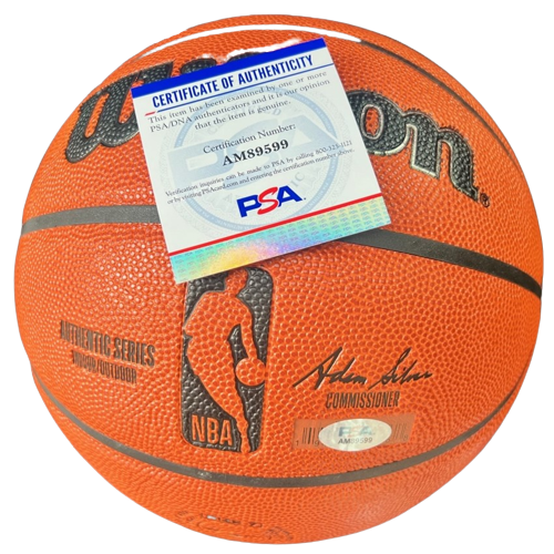 TAYLOR HENDRICKS signed (UTAH JAZZ) Wilson NBA basketball PSA/DNA AM89599