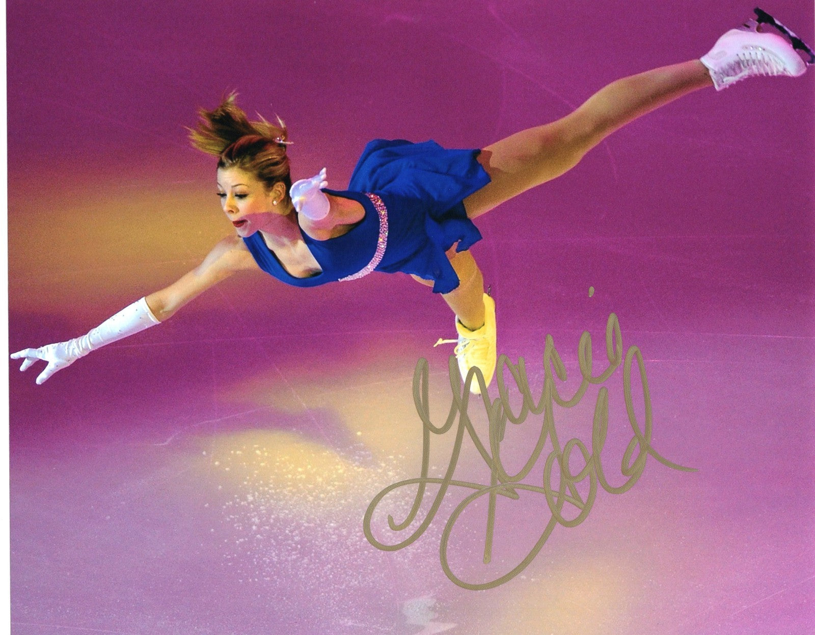 Gracie Gold USA Figureskating Womens USA Gold Medal Signed 8x10 Photo w/COA