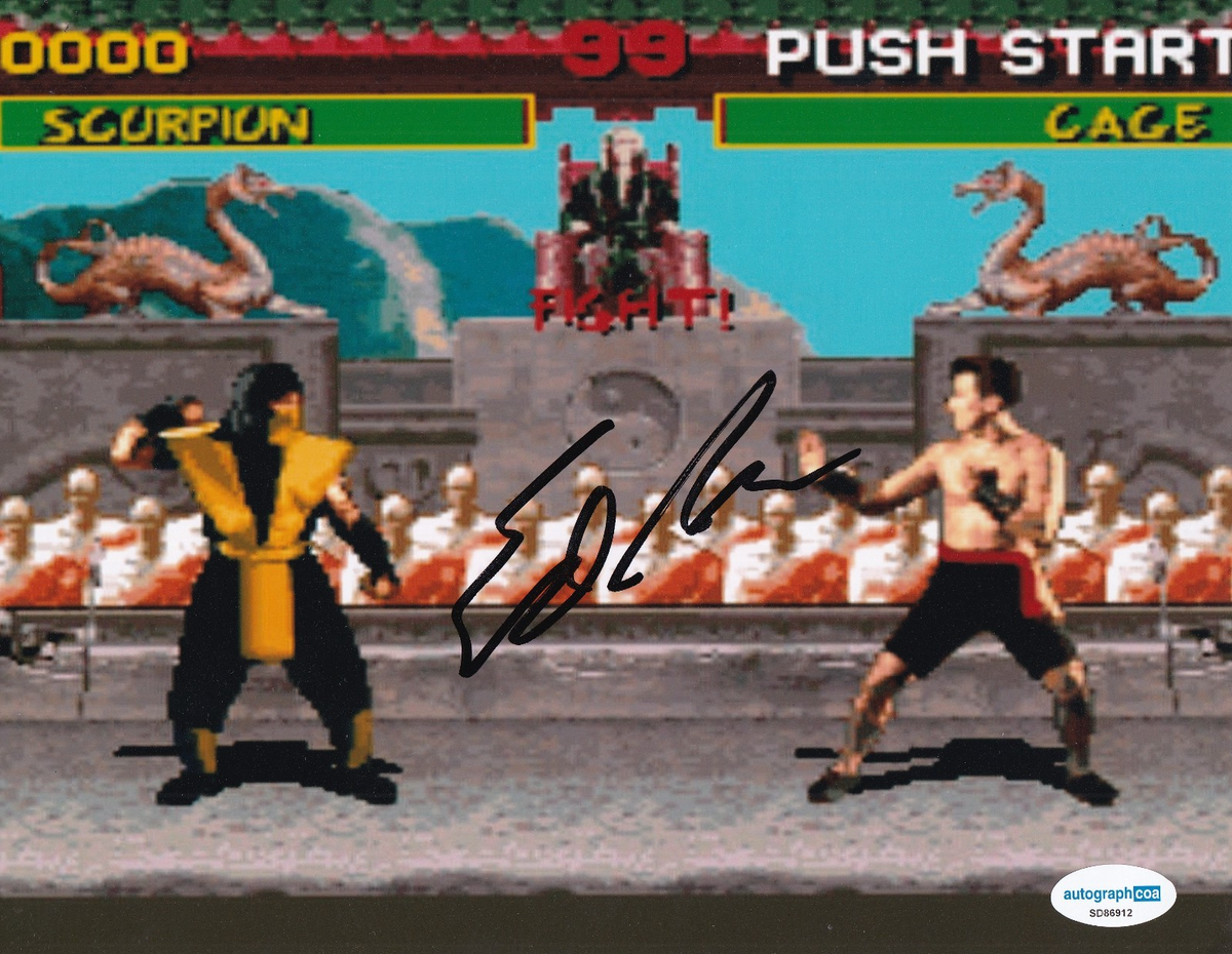 ED BOON signed (MORTAL KOMBAT) Video Game Creator 8X10 photo ACOA SD86912