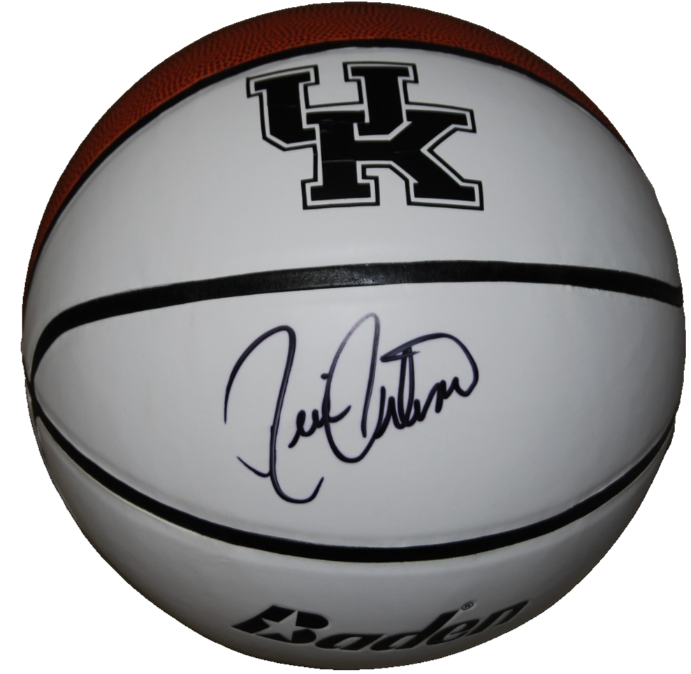 RICK PITINO signed (KENTUCKY WILDCATS) logo basketball BECKETT BAS BM02752