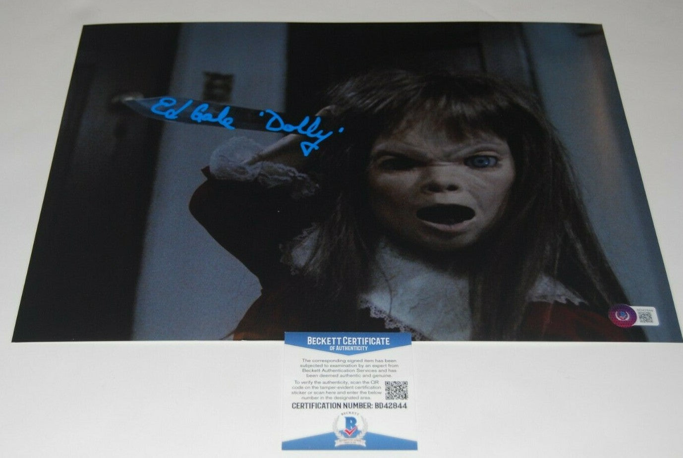 ED GALE signed (DOLLY DEAREST) Movie 11X14 photo *DOLLY* BECKETT BAS BD42844